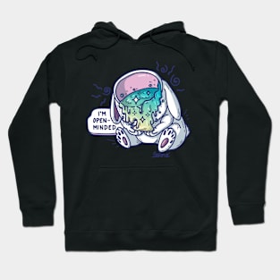 Open-minded bunny rabbit Hoodie